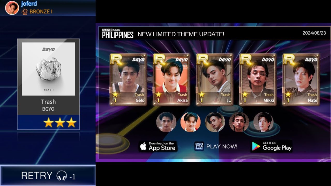 SUPERSTAR PHILIPPINES | BGYO - TRASH 3 stars ⭐️⭐️⭐️ [hard mode]