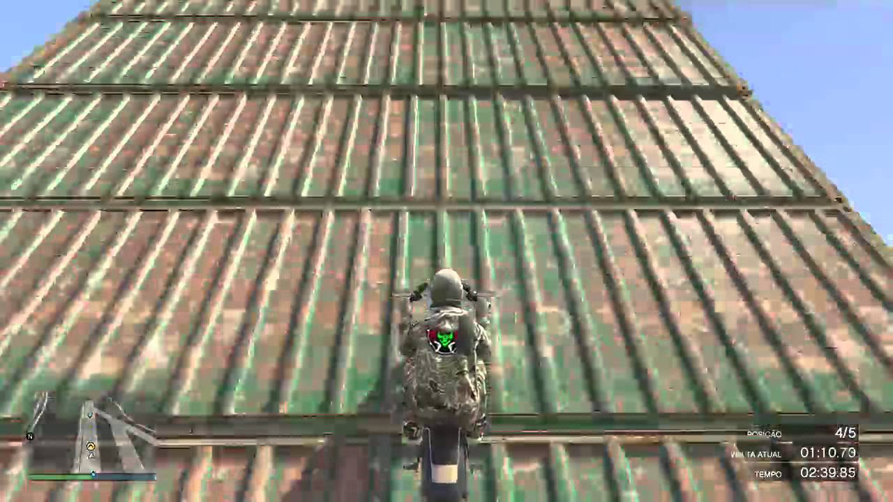 GTA 5 ONLINE CORRIDA MOTO MEGA RAMPA BOMBA BUGADA Dicas Truques Segredos