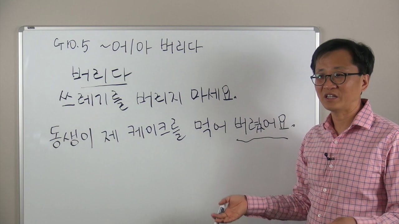 G10.5 ~어/아 버리다 to do... completely