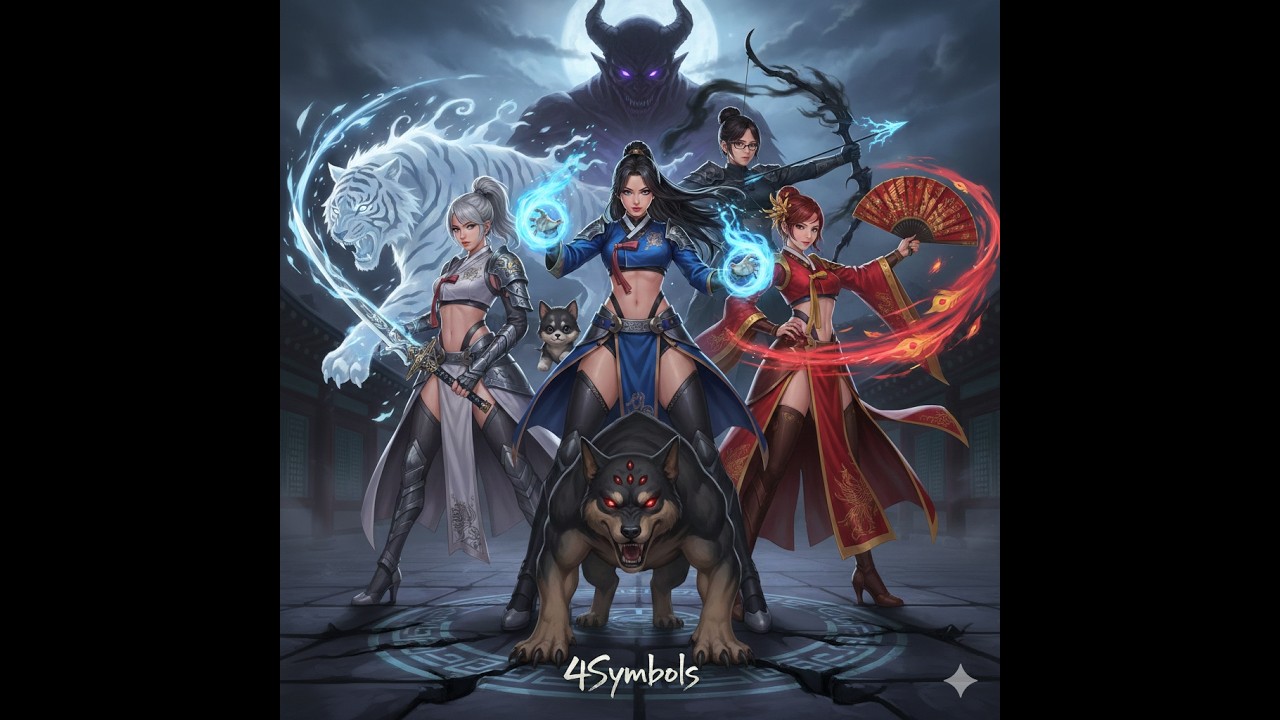 4Symbols - 4Symbols 사방신(四方神) [Suno ai]  Megadeth & Dr.dre & Stratovarius Mix Style