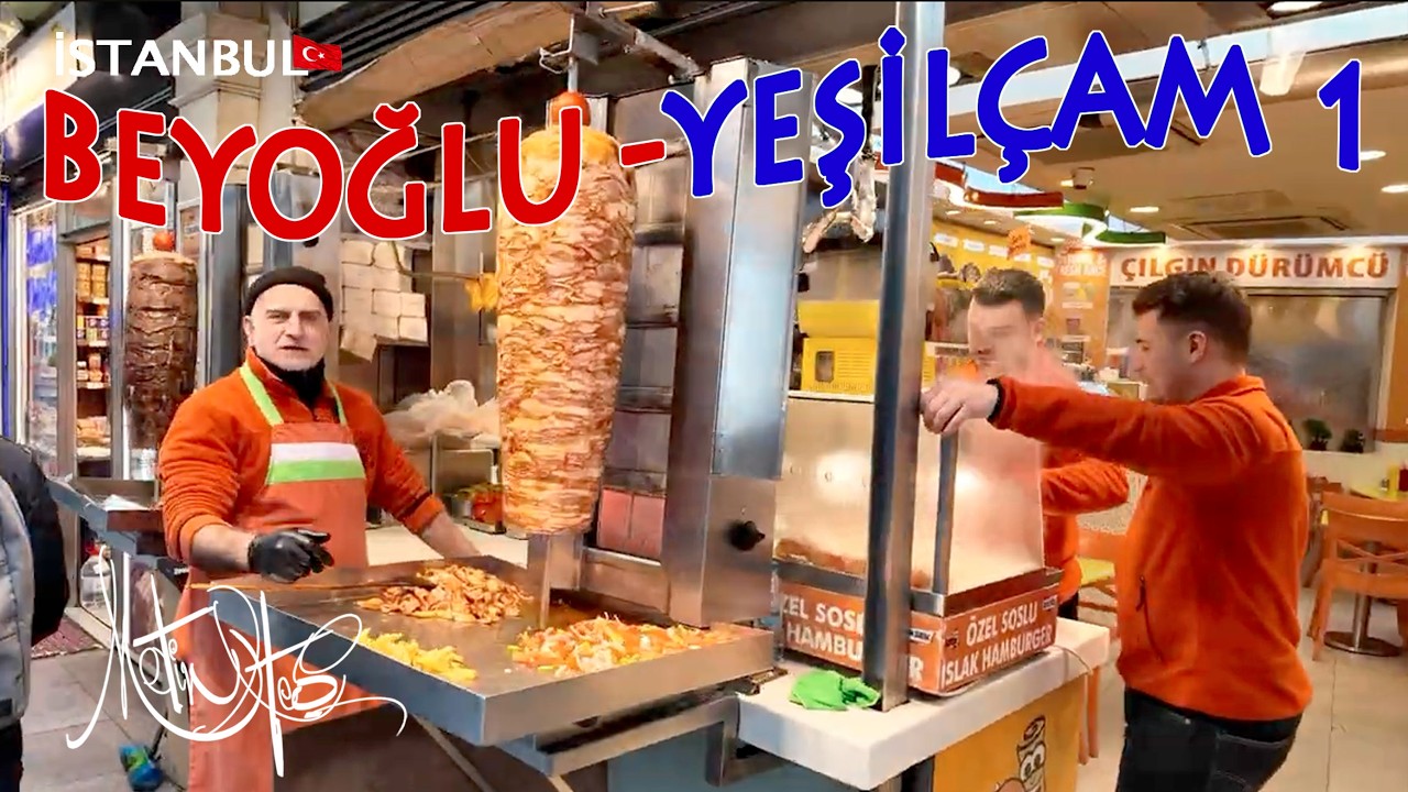 Adım adım İSTANBUL / Beyoğlu, Yeşilçam -1 / 4K Walking Tour 