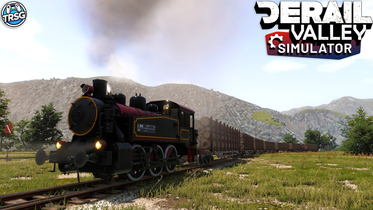 Derail Valley - Hauling 400 Tons of Logs with a Steam Train (S060)! #128