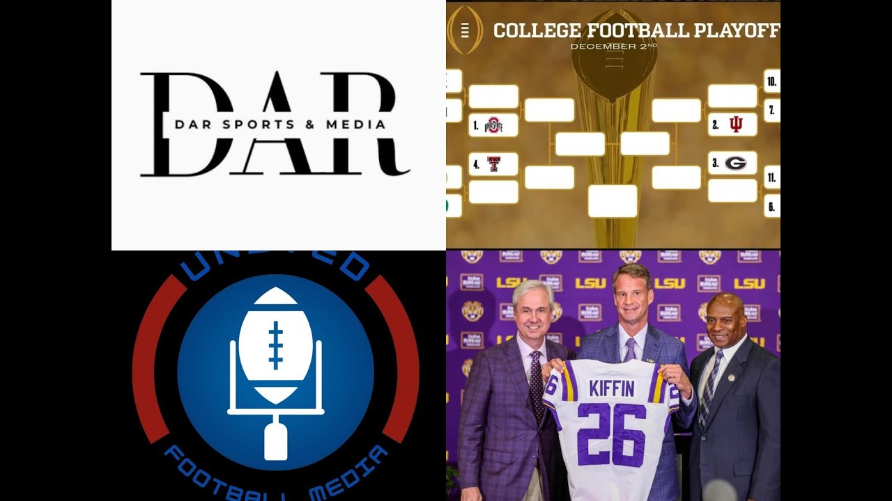 DAR College Football on UFM - CFP Rankings - Is the system broken? Kiffin Kerfluffle, Conf TITLES!