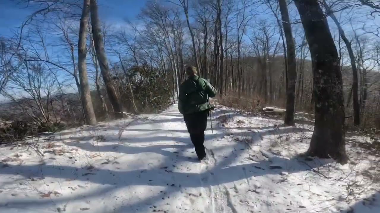 Winter Hike Pine Mountain Trail Highland Section