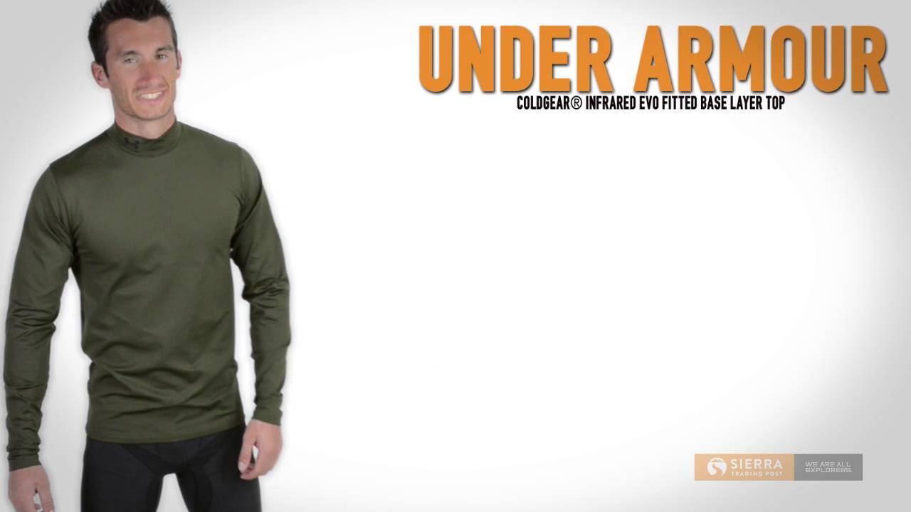 Under Armour ColdGear&reg; Infrared Evo Fitted Base Layer Top - Mock Neck, Long Sleeve (For Men)