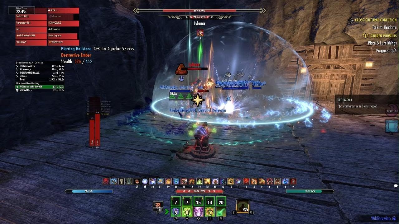 ESO HH 1st boss heals pov