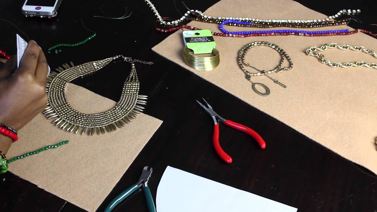 DIY Statement Necklace | MariaAntoinetteTV