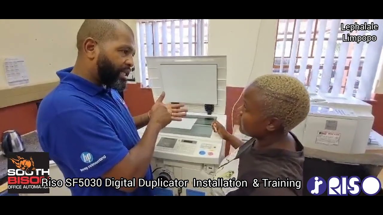 Riso SF5030 Digital Duplicator Installation  - Lephalale