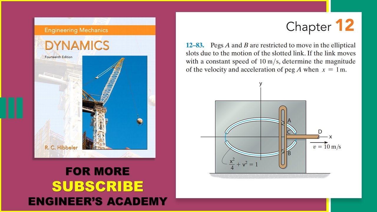 12-83 | Engineering Dynamics Hibbeler 14th Edition | Engineers Academy