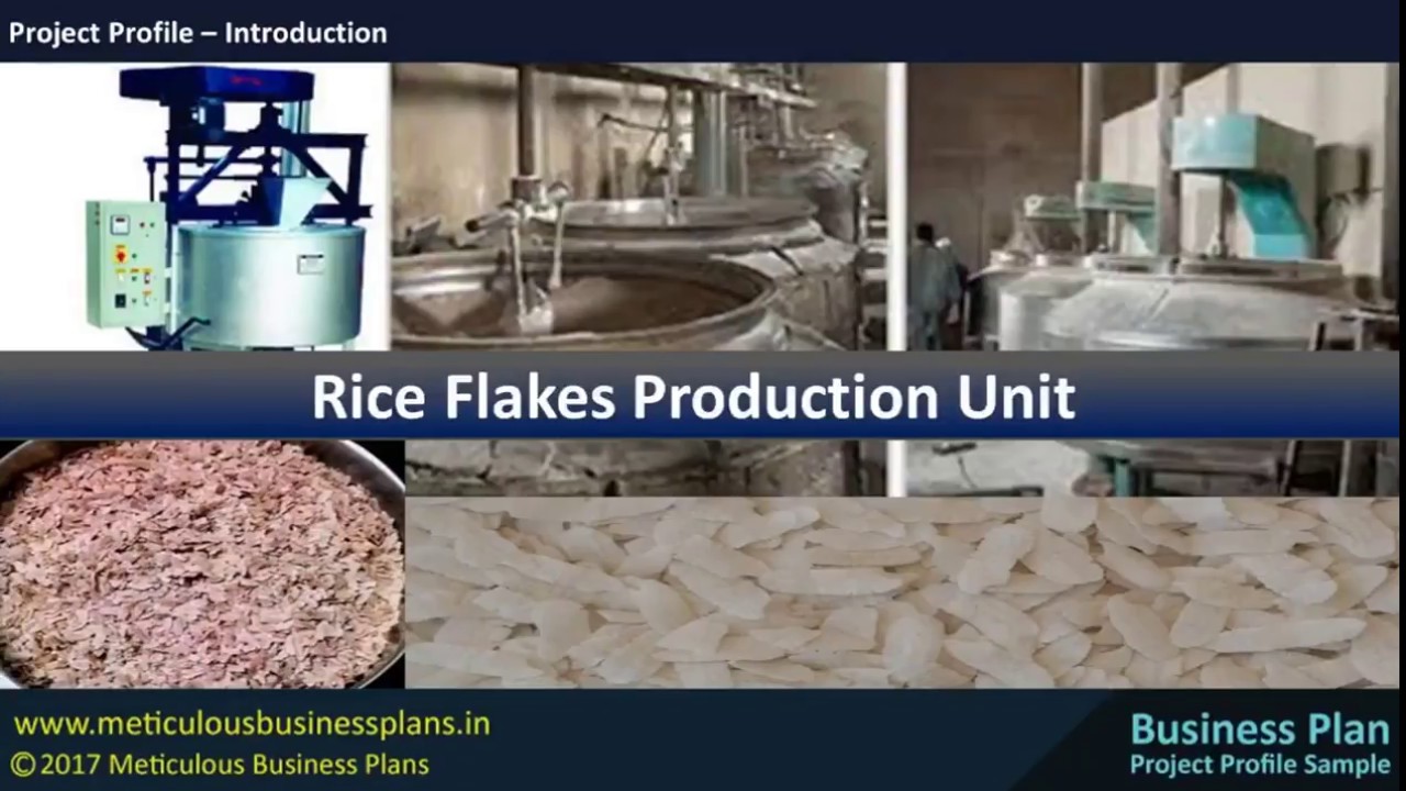 Rice Flakes Production Unit