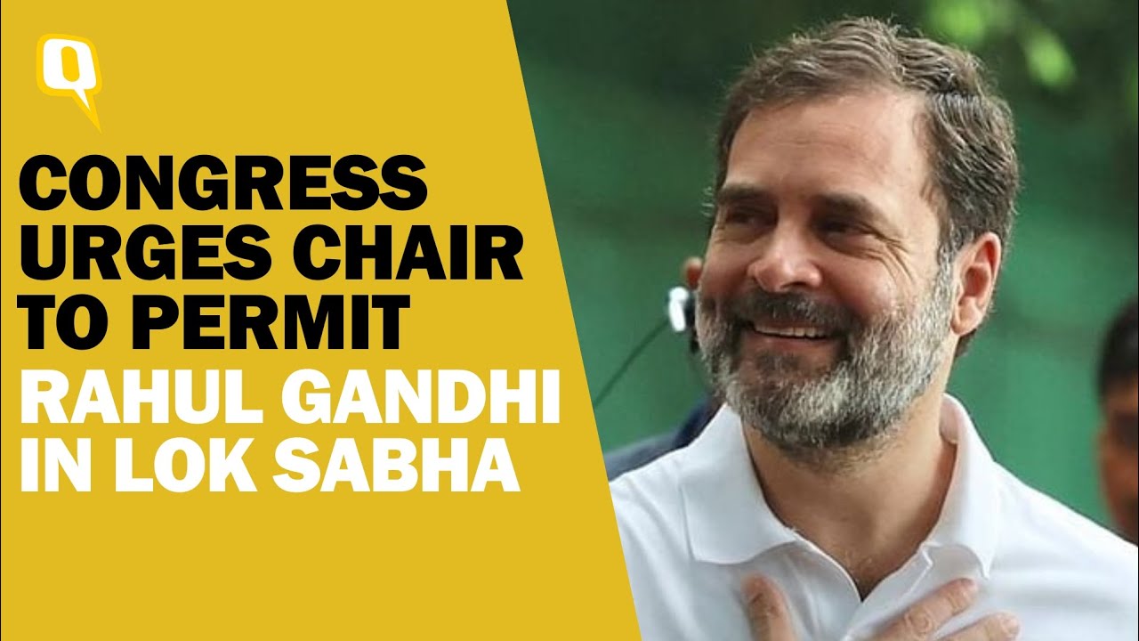 'Urge Chair To Permit Rahul Gandhi in Lok Sabha At the Earliest': Adhir Ranjan Chowdhury