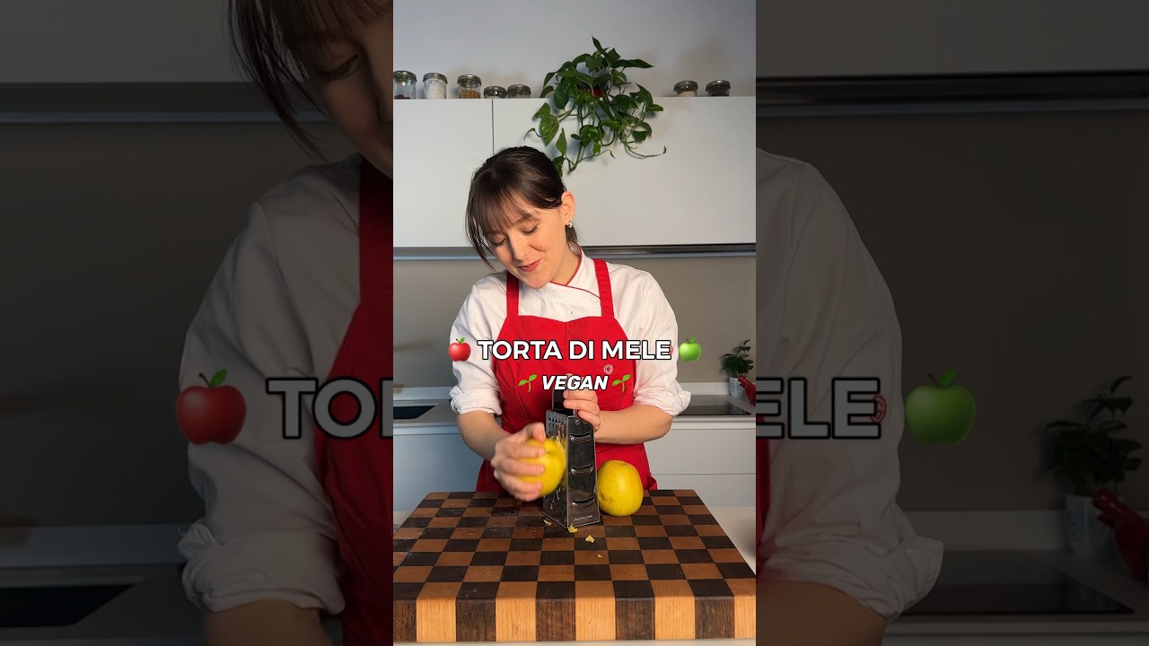 🍎TORTA DI MELE🍏 - morbidissima e vegana✨