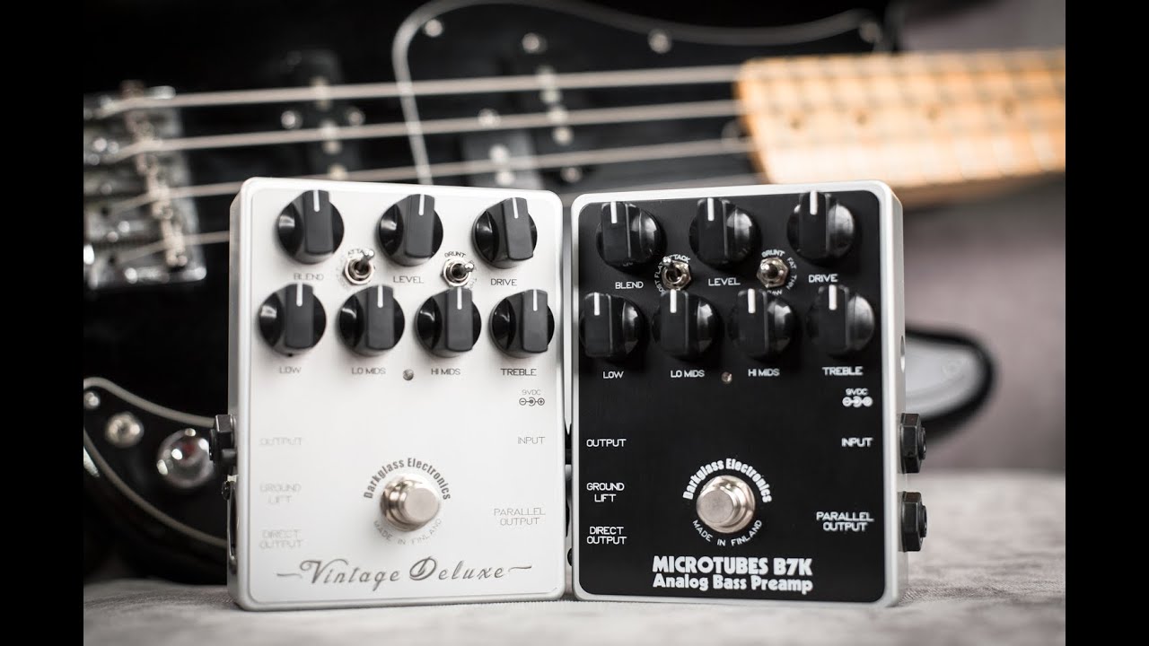 Darkglass Vintage Deluxe (2016) vs. Microtubes B7K - COMPARISON