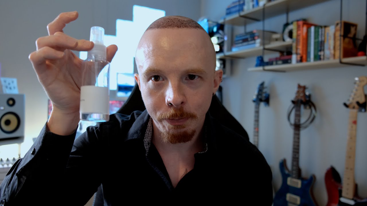 Day 2 - FUE hair transplant, first mini panic, care routine