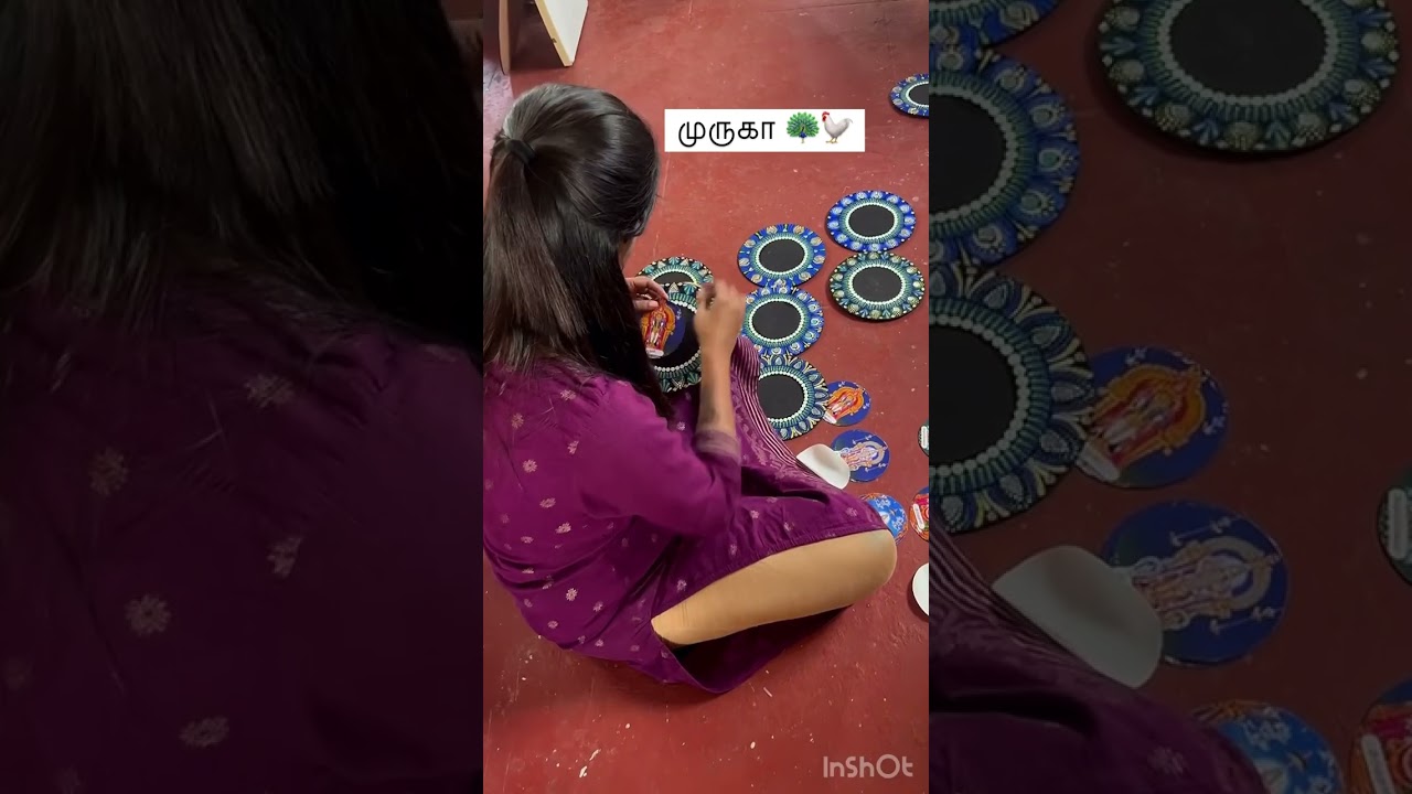 6 Padai Murugar set at ₹2000/- only 8883763524 #dotmandalapainting #dotmandalaart #muruganthunai