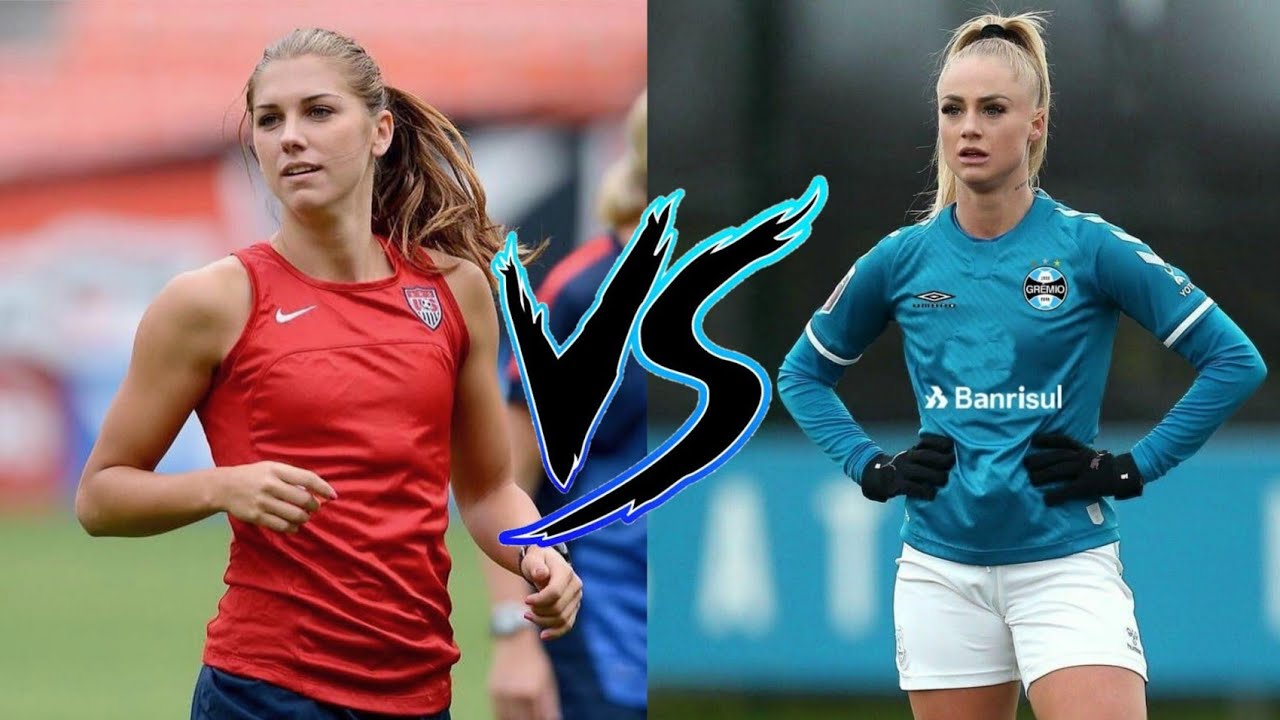 Alex morgan🇺🇸 vs alisha lehmann🇨🇭who is more beautiful? biography #spoxTv1