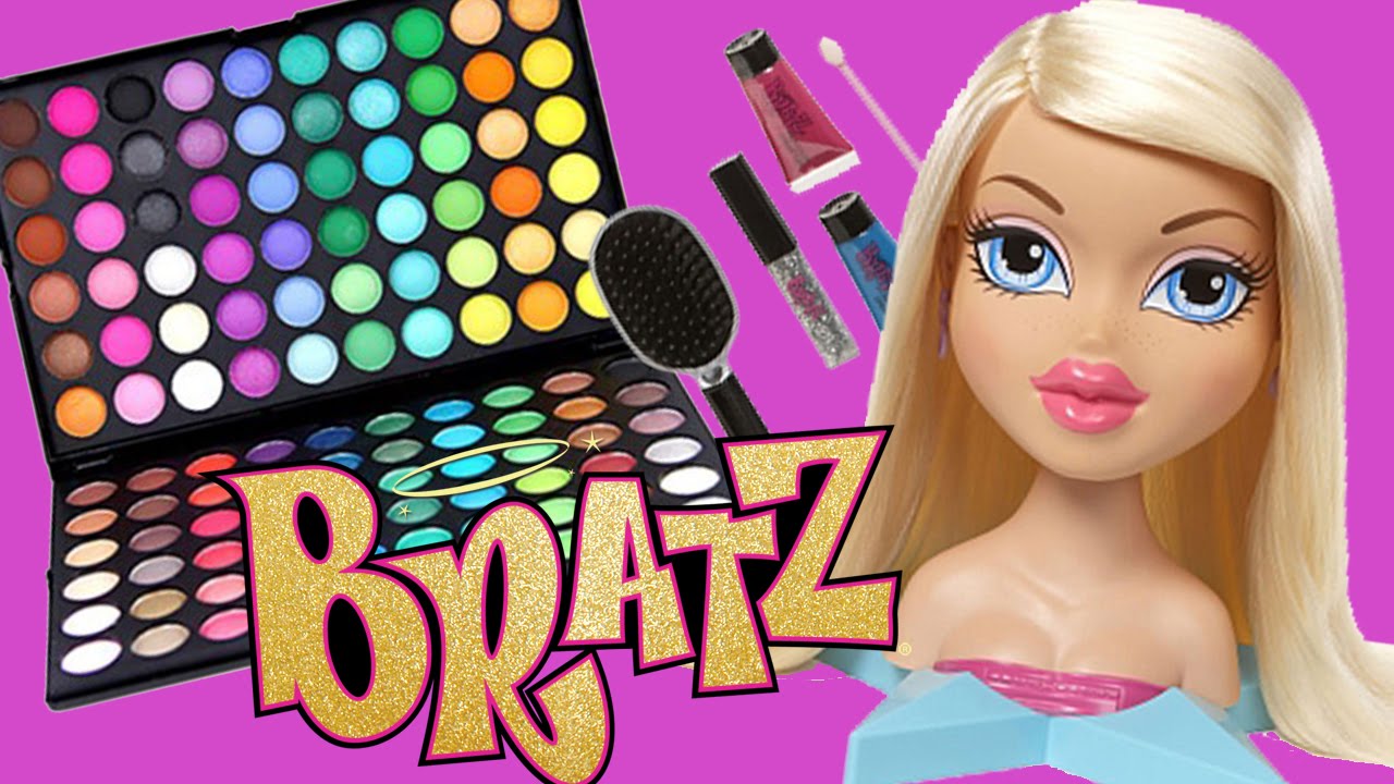 BRATZ COLOR CHANGING HAIR, MAKEOVER AND MAKEUP, NEW LOOK - BRATZ NUEVO LOOK PEINADO Y MAQUILLAJE