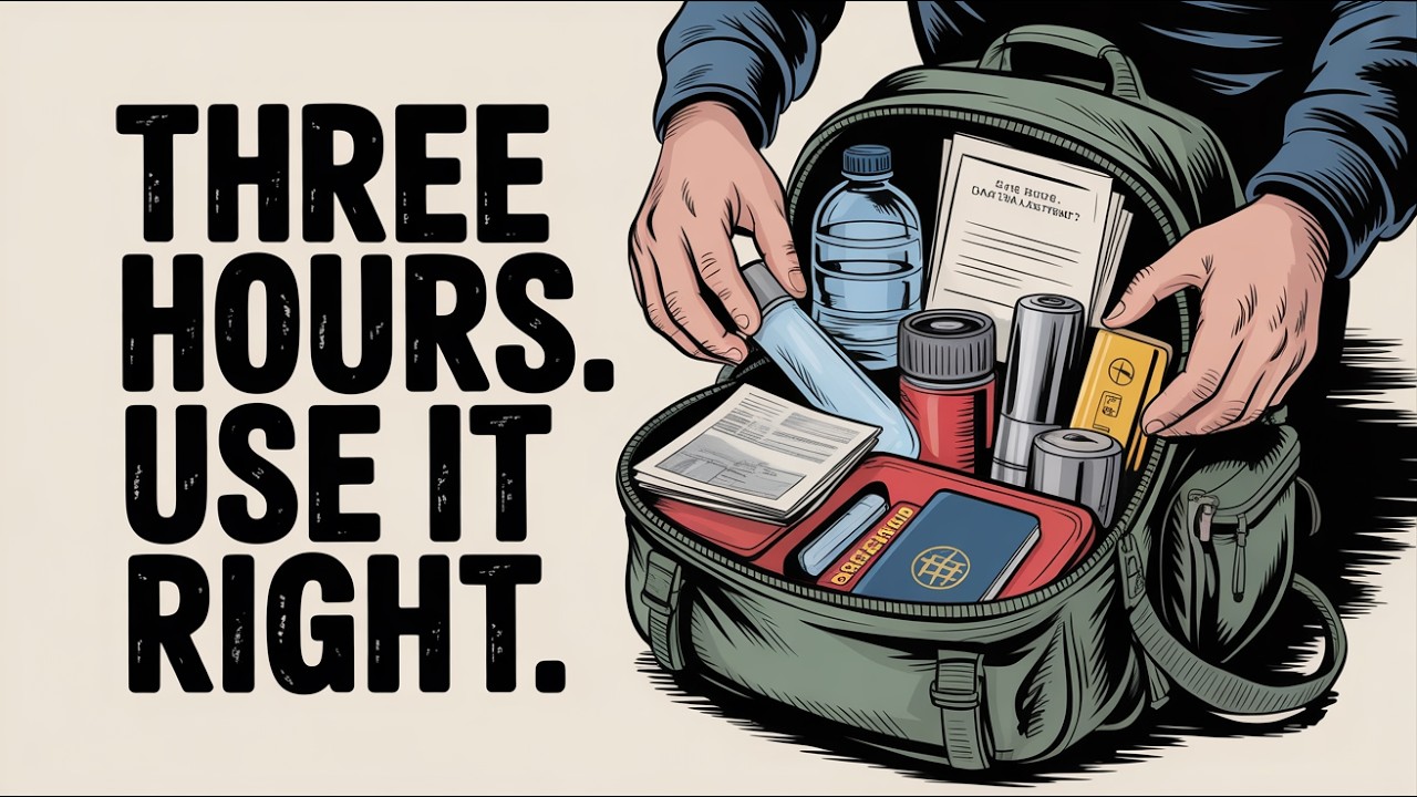 If You Have 3 Hours to Evacuate, This Is Your Protocol
