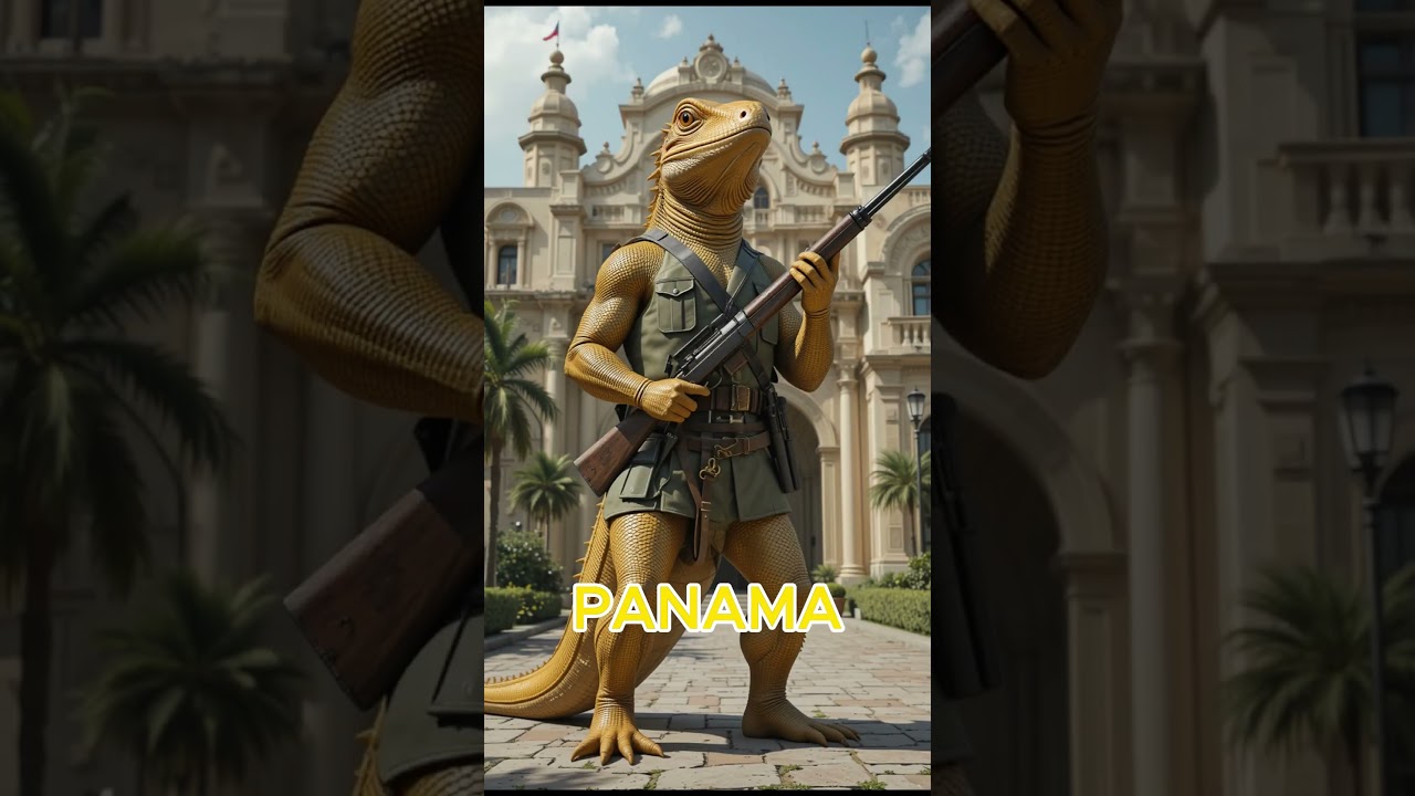 Endemic Animal: Panama - Saint Kitts and Nevis - Saint Vincent and the Grenadines #animals #endemic