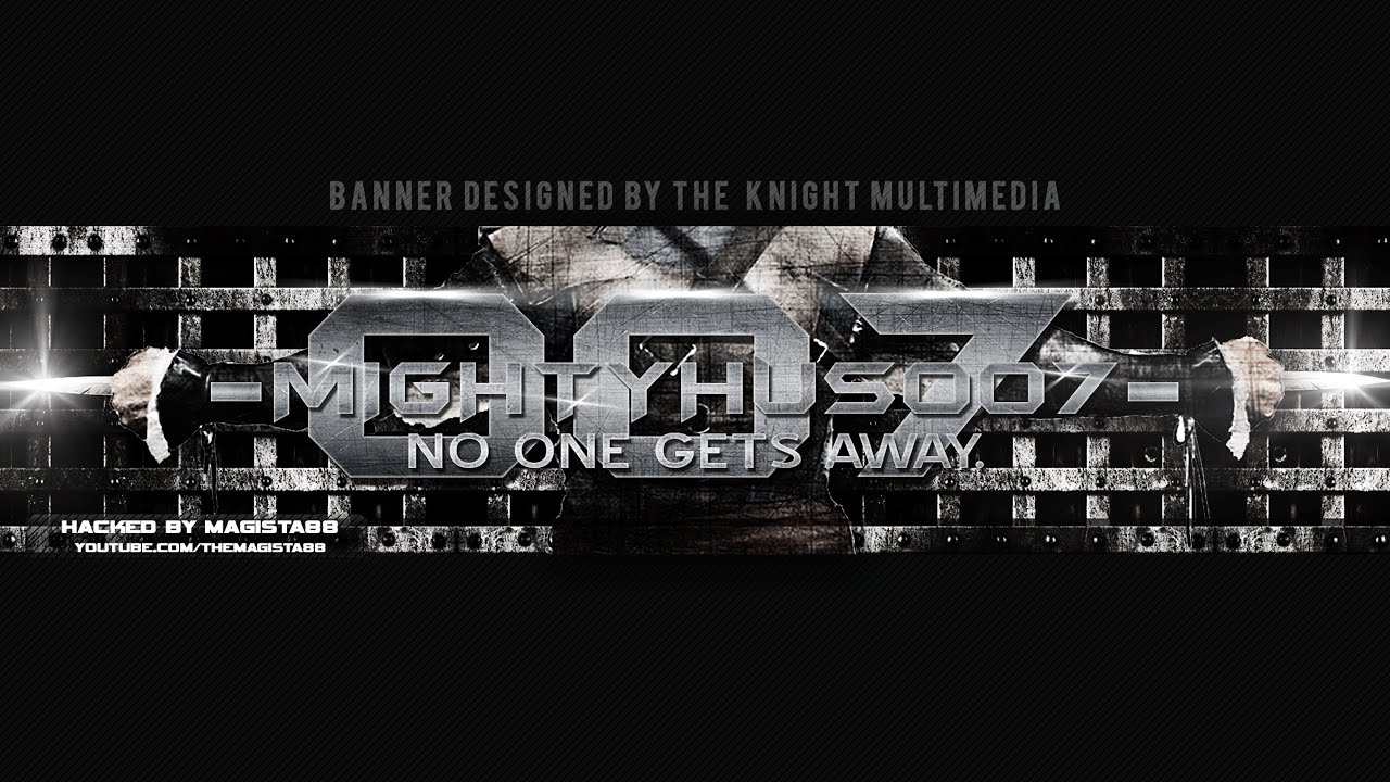 MightyHus007 v3 | Youtube Channel Art Banner | Speed Art 29