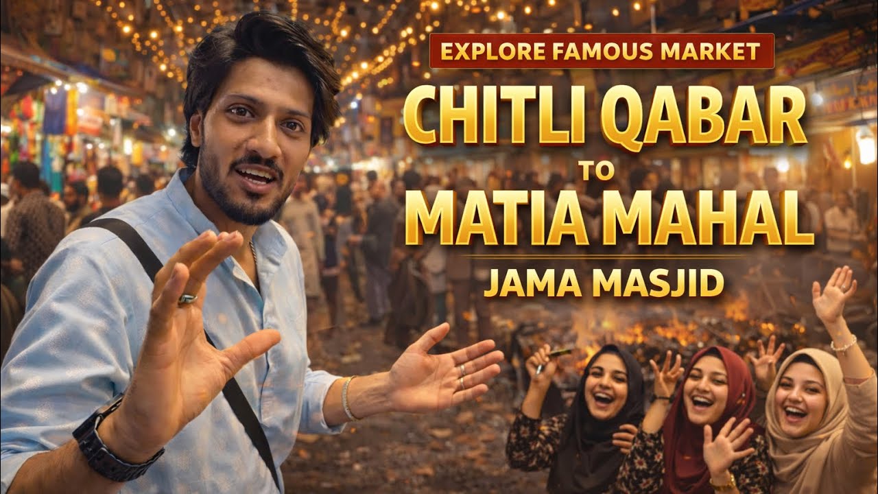 Purani Delhi Full Explore 😱 | Chitli Qabar Market to Matia Mahal (Shopping + Food)