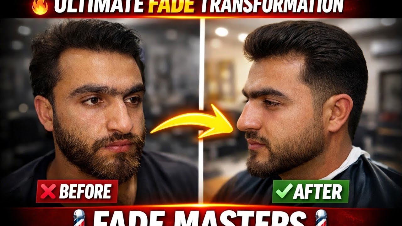 🔥 Ultimate Fade Transformation | Barber Magic Before & After 💈