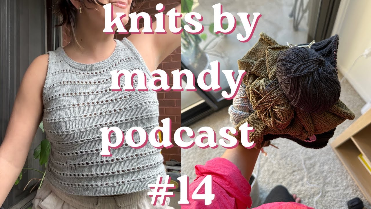 knits by mandy podcast #14 | giveaway winner, tale of two tops, melides dress update