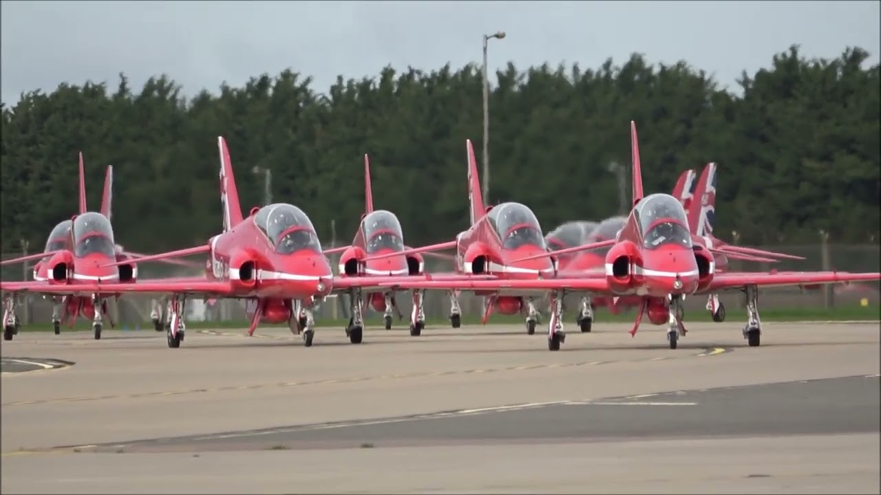 Reds leaving for Greece for Exercise SRINGHAWK. RAF Waddington, 11th April 2024.