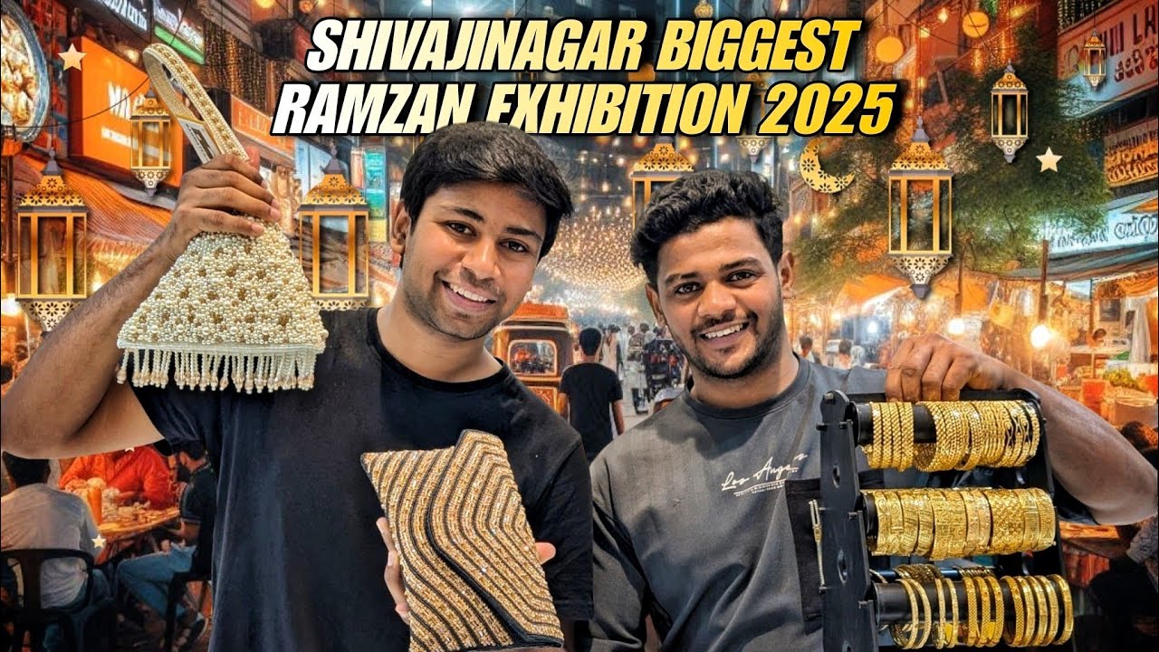 Bangalore shivajinagar Biggest Ramzan food Mela and shopping exhibition 2025 upto 70% off on brand's