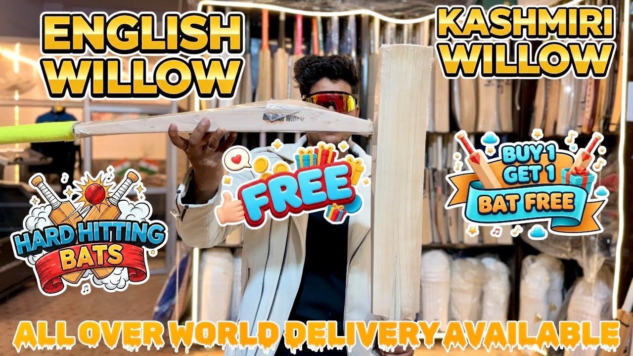 Plain Top Quality English Willow Bat Review | Under 7k | Buy 1 Get 1 Bat Free | Wholesale With Offer