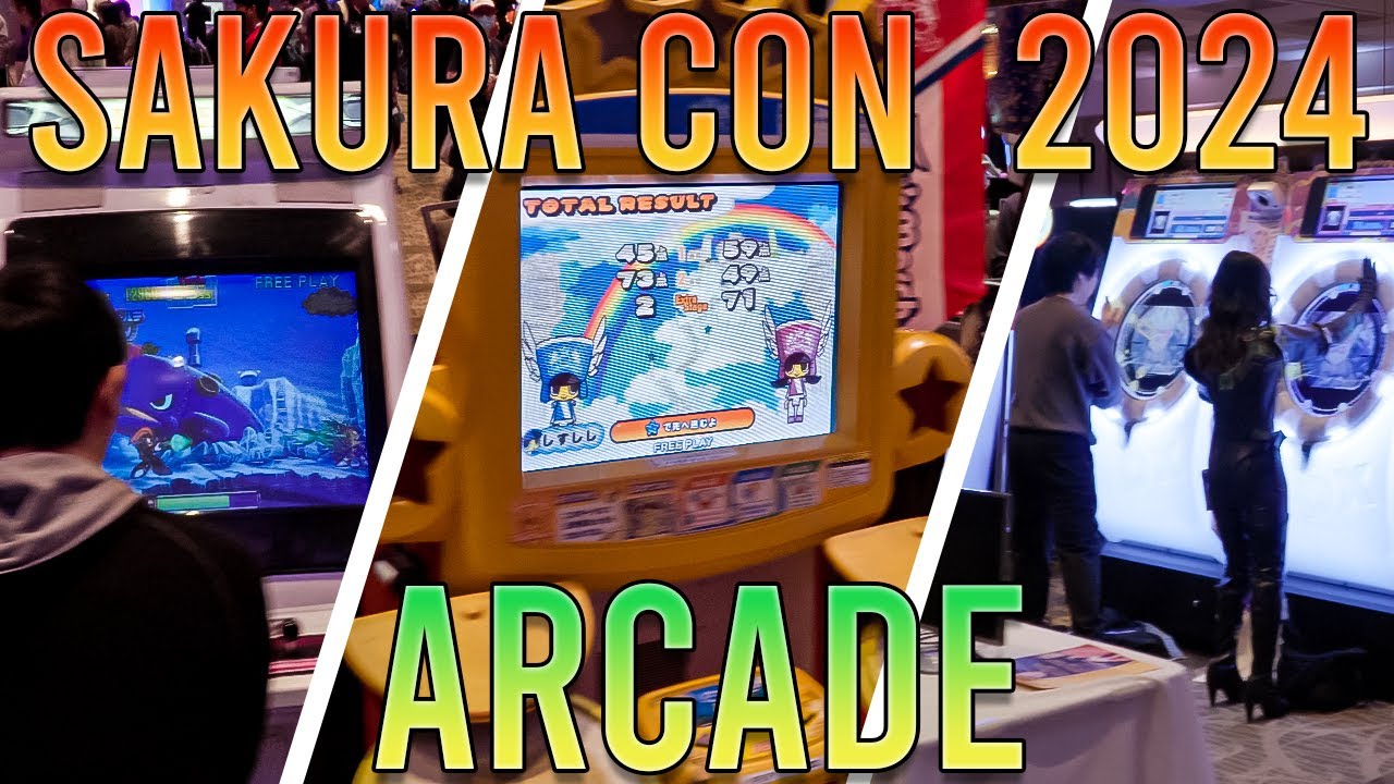 Sakura Con 2024 Arcade 4k Walkthrough