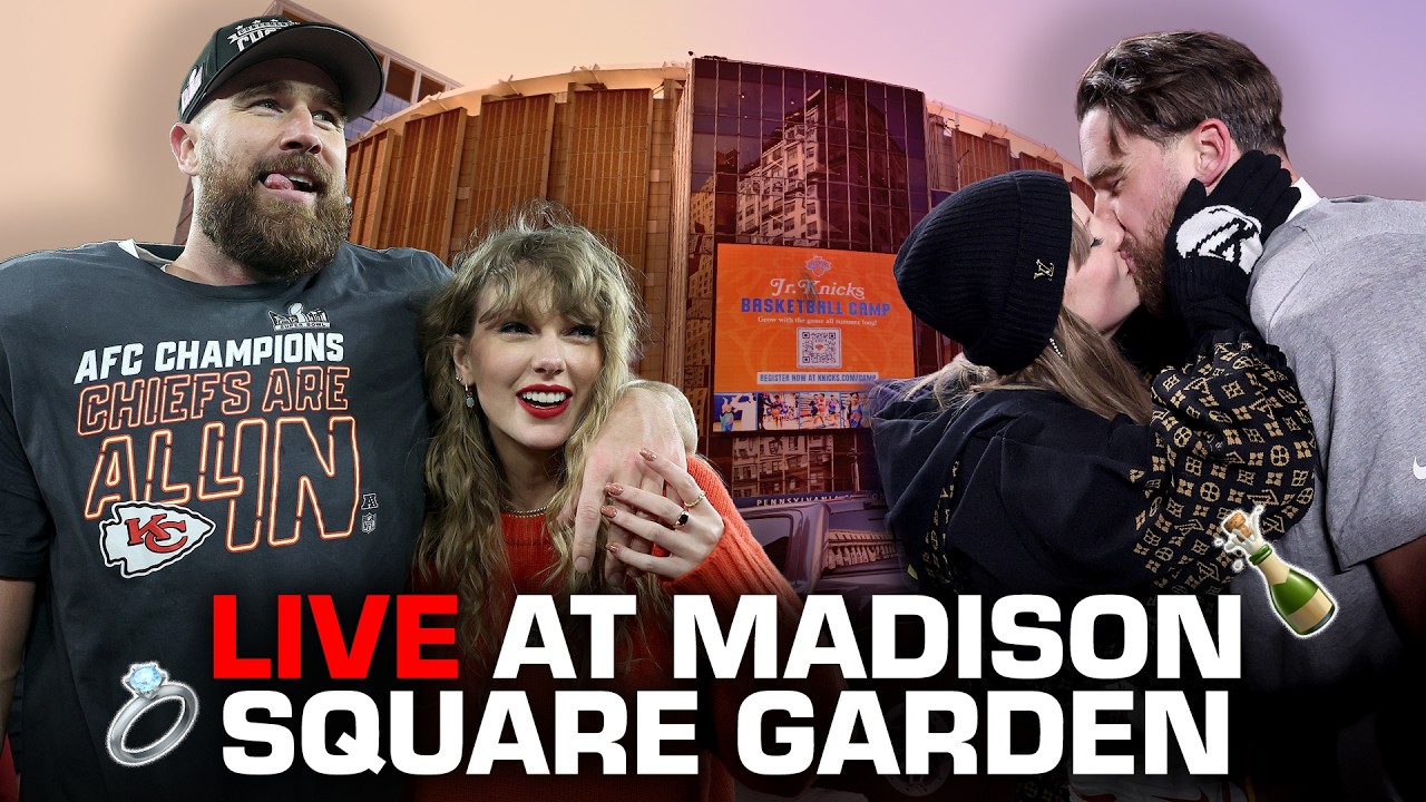 🔴 LIVE: Guests arrive at Madison Square Garden ahead of possible Taylor Swift & Travis Kelce wedding