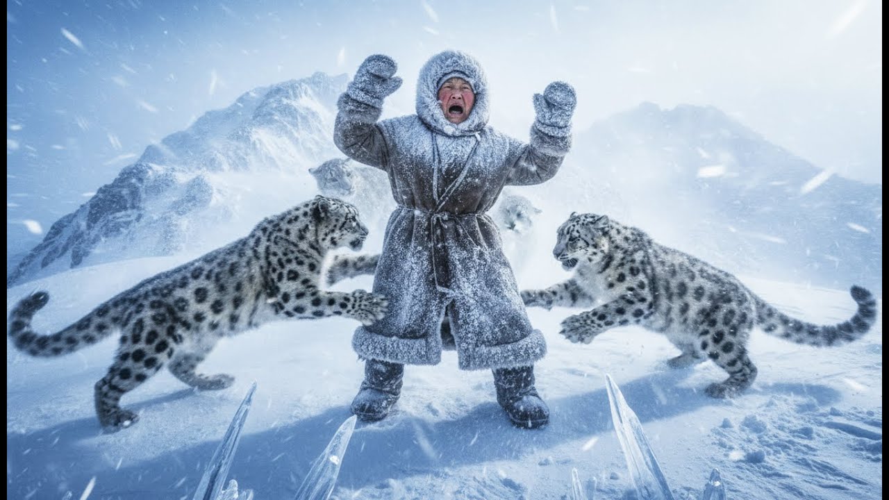 88-Year-Old Widow Escapes a Siberian Snow Leopard on a Frozen Mountain Ridge | Extreme Yakutia