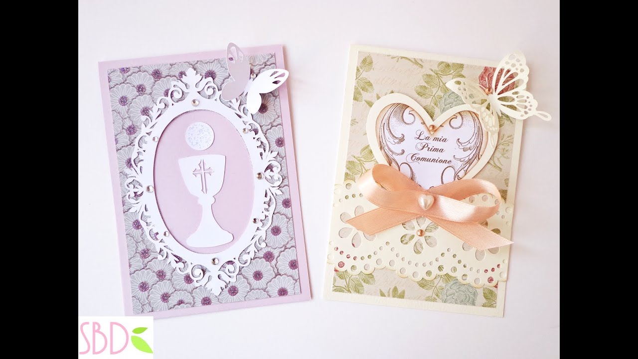 Inviti per Prima Comunione fai da te - First Communion invitations