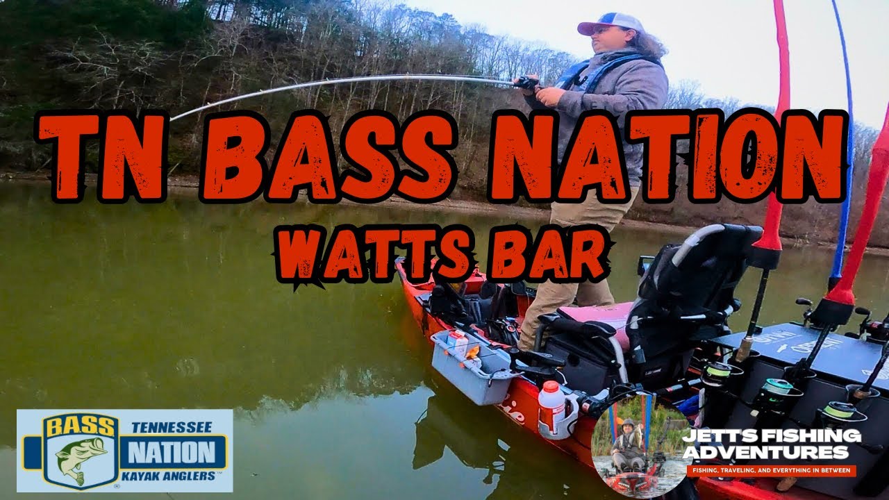 Kayak Fishing at Watts Bar Lake with TN Bass Nation Kayak Series!!