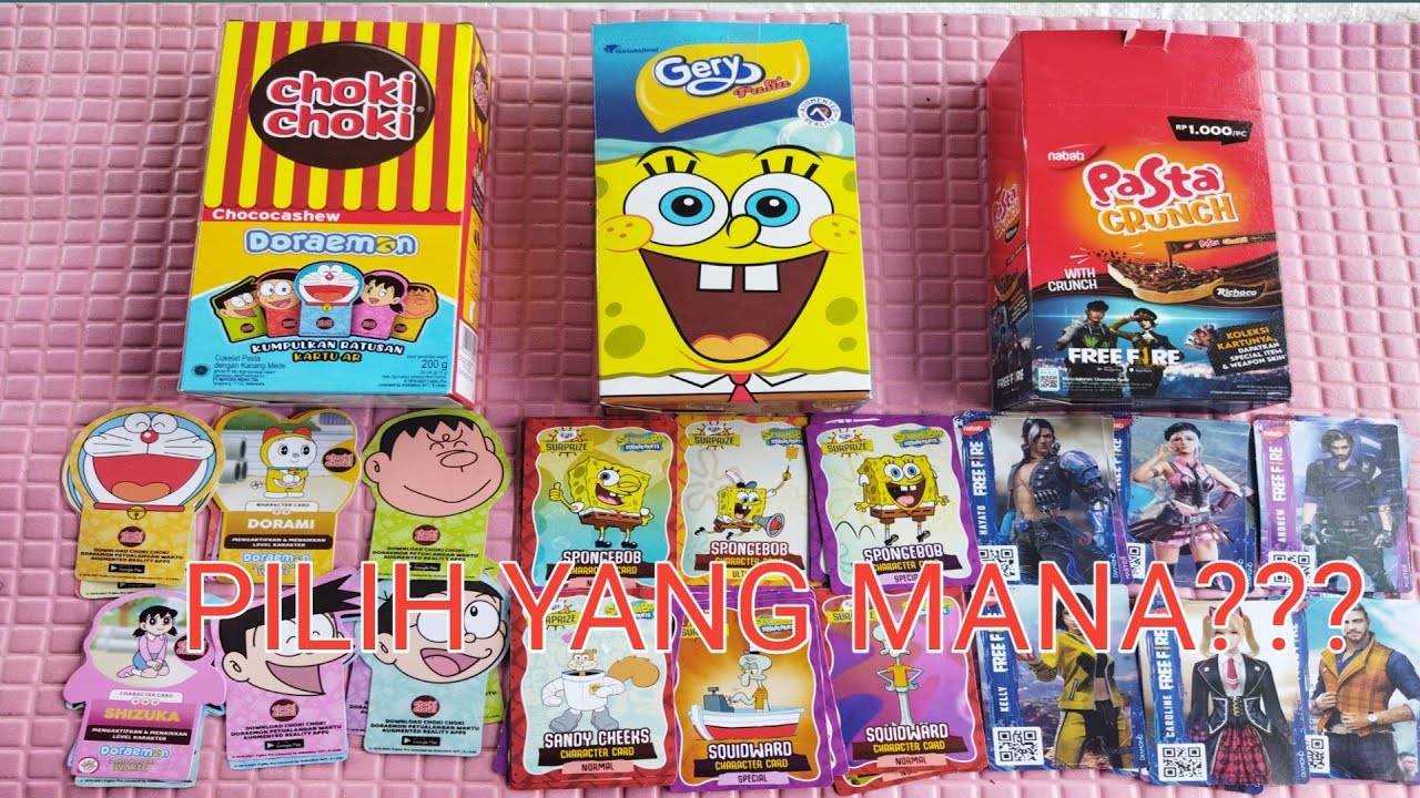 SERUU, UNBOXING COKELAT PASTA DAPAT CHARACTER CARD BANYAK BANGET