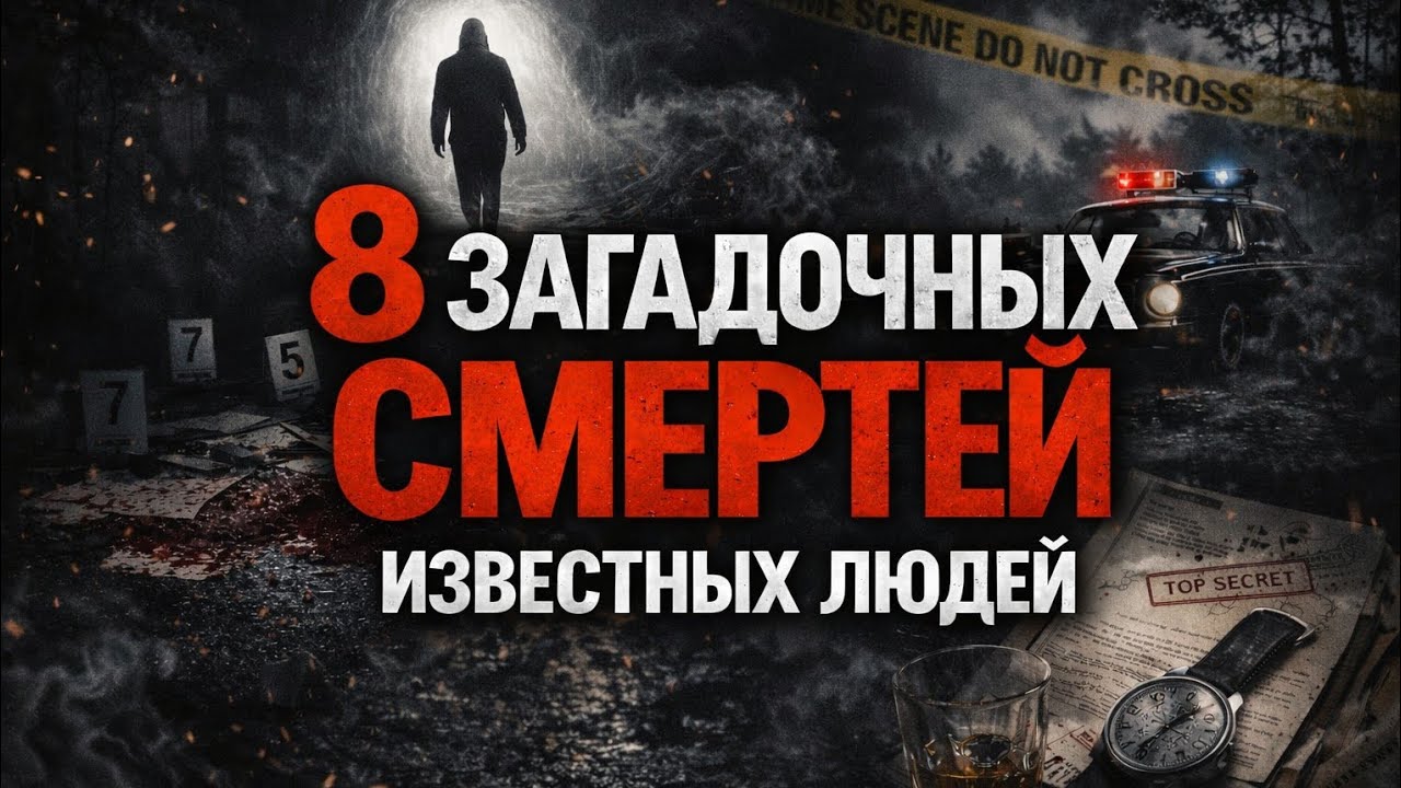 Топ-8 загадочных смертей известных людей, которые до сих пор не объяснили.