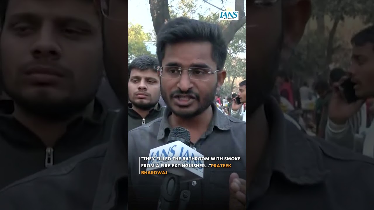 JNU Clash: ABVP Student Prateek Bhardwaj Claims He Locked Himself in Restroom to Escape Mob