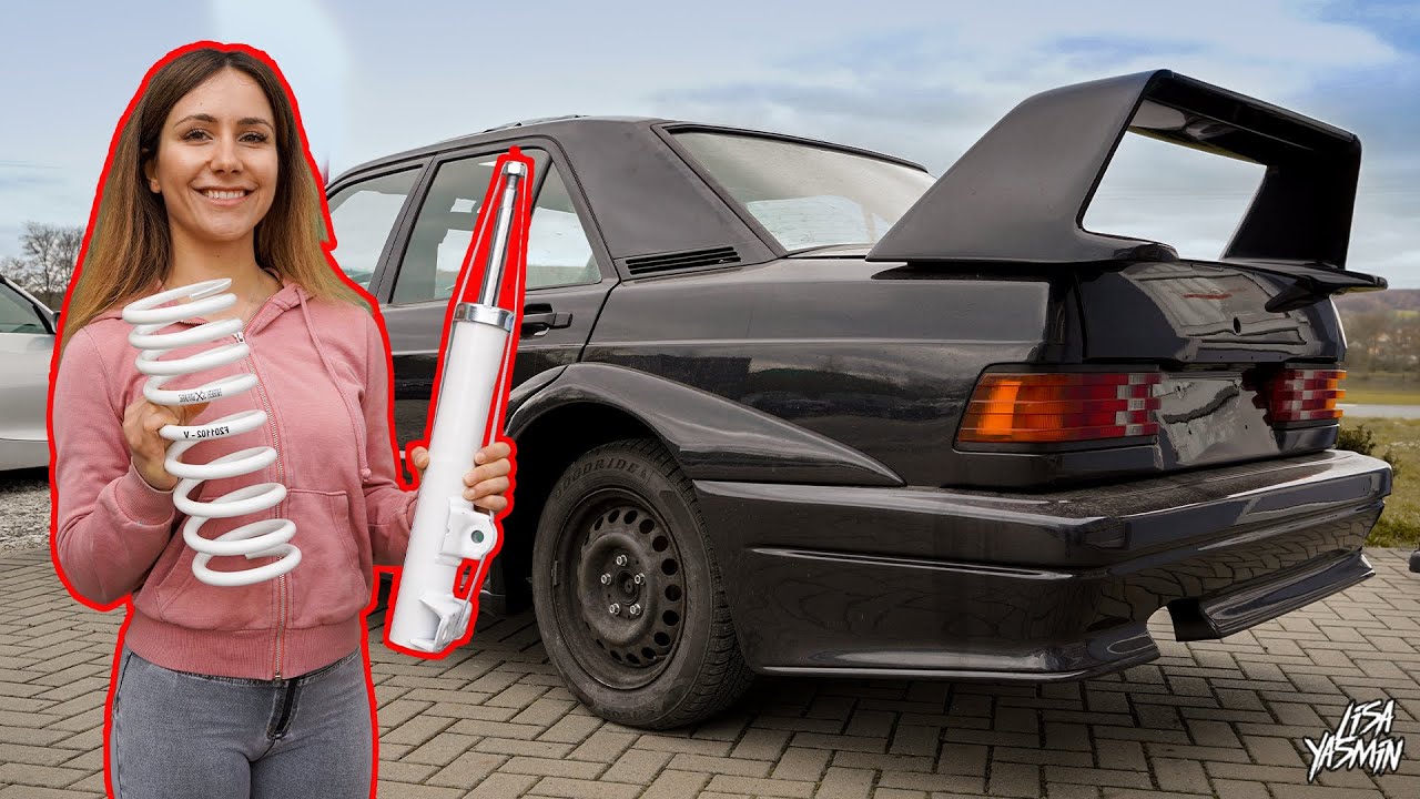 Fahrwerk für den Evo? 🚗  Mercedes Benz 190er W201 | Evo 2 Umbau - Teil 19 | Lisa Yasmin