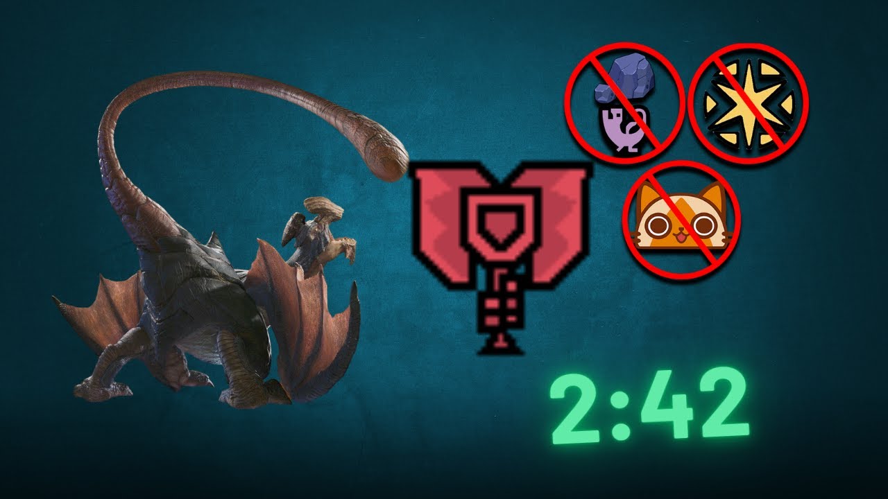 MH Wilds Gypceros Charge Blade Solo 2:42 (No rocks/flashes)