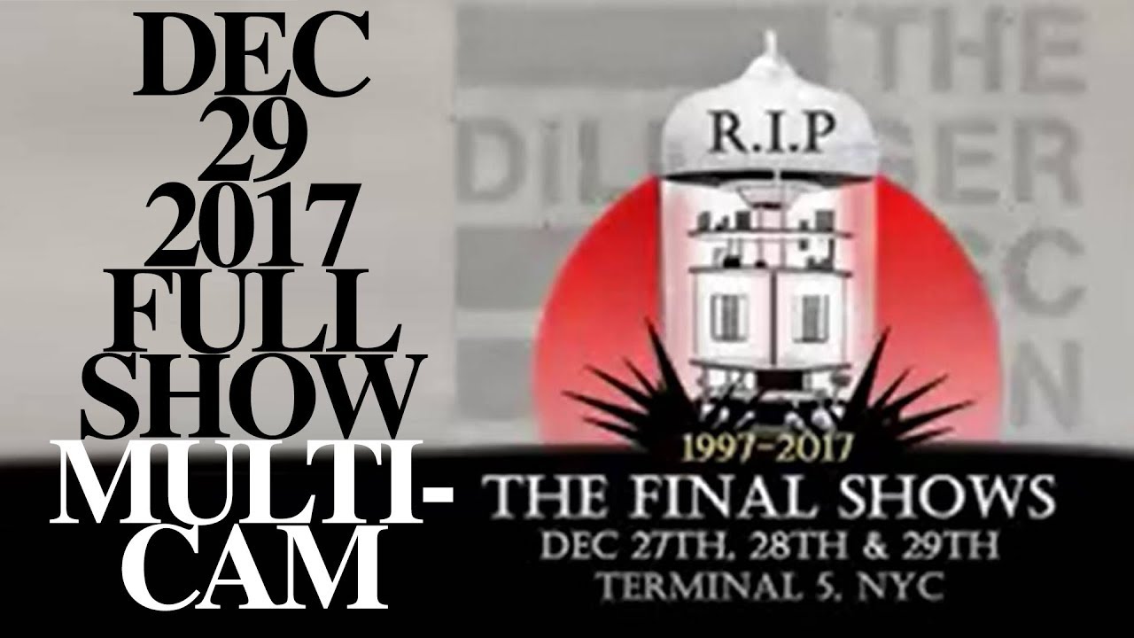 Dillinger Escape Plan: COMPLETE FINAL SHOW [Dec 29 2017, Terminal 5] MULTI-ANGLE