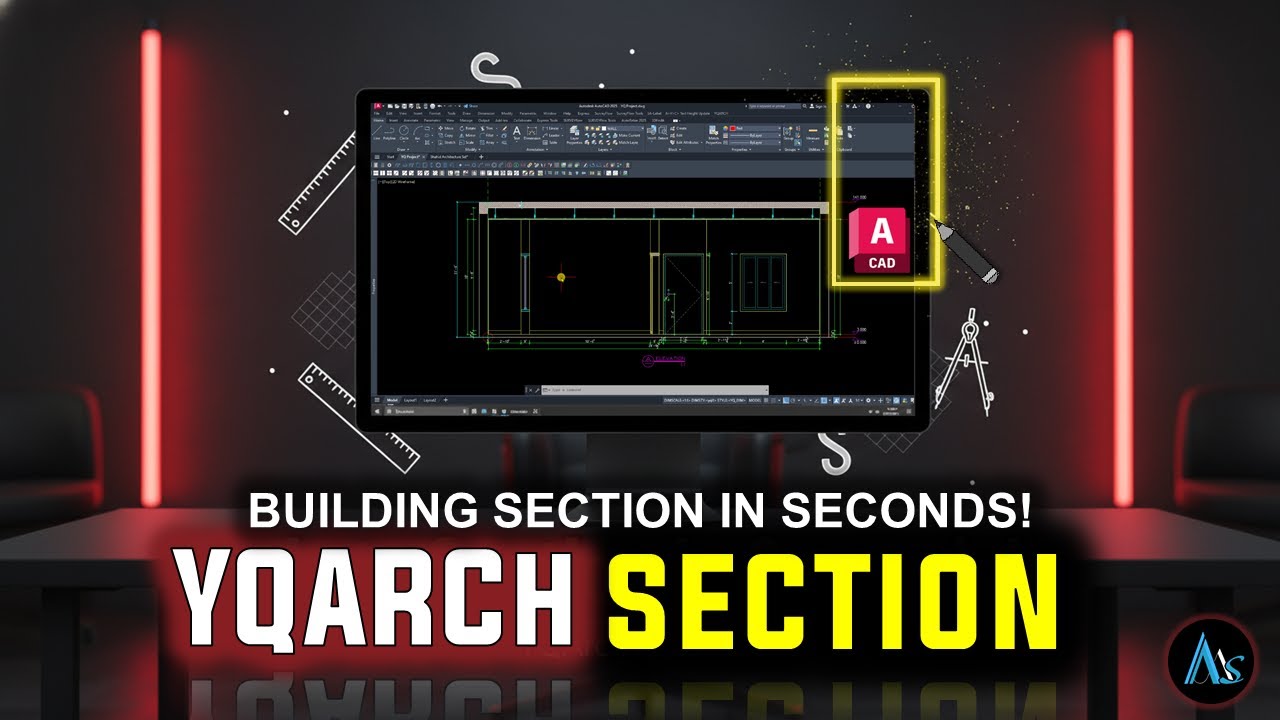 AutoCAD YQARCH Plugin: Cut Building Sections Automatically in Seconds!