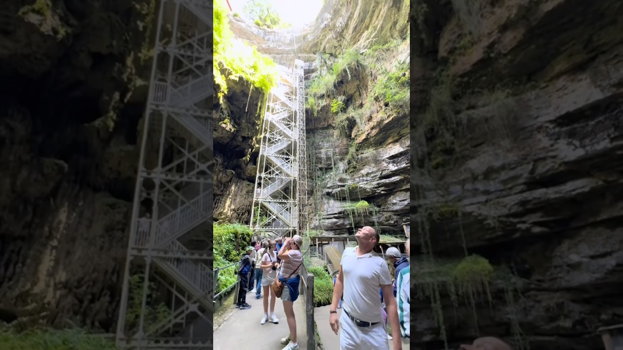 Знаменитая пещера Gouffre de Padirac во 🇫🇷 🤩 103м под землей 😊