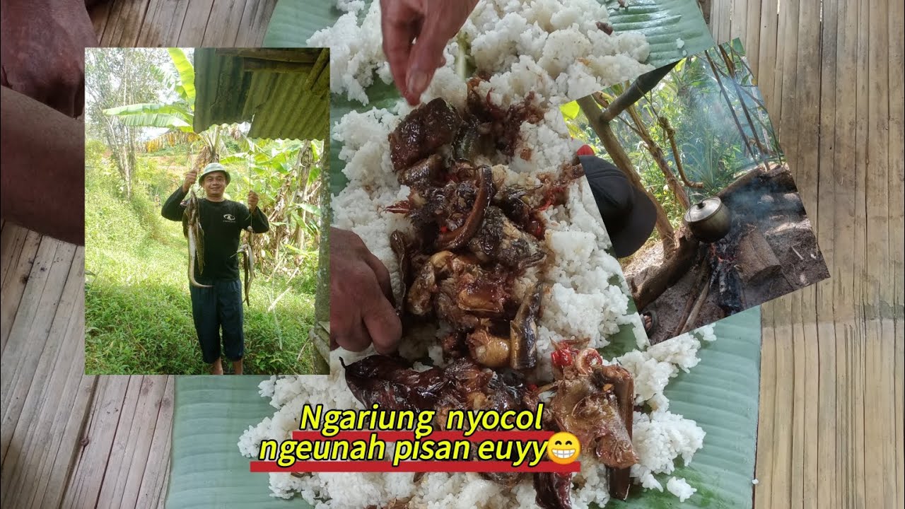 Serunya.. Berpetualang di alam semi liar 😁 || Ngaliwet ala Sunda @Kang Aung