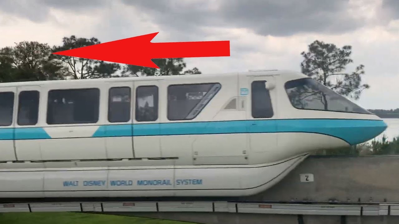 Disney World Express Monorail GOES BACKWARDS