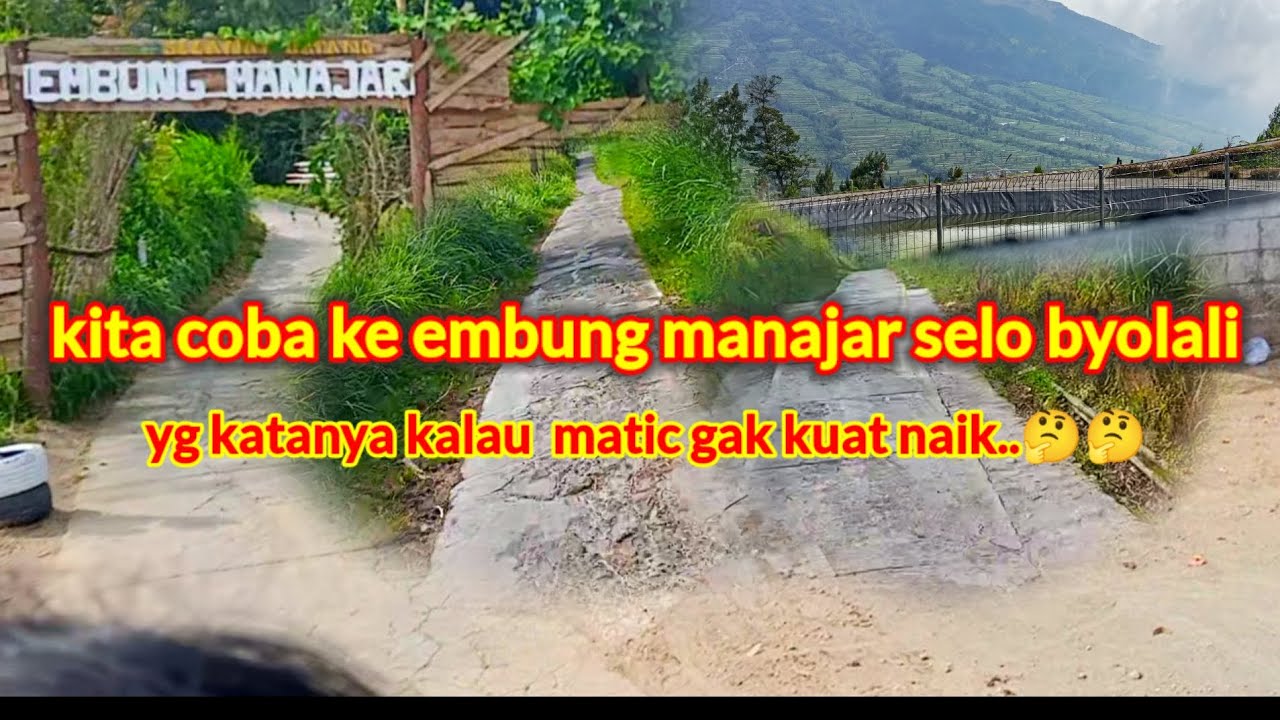 Embung manajar selo 