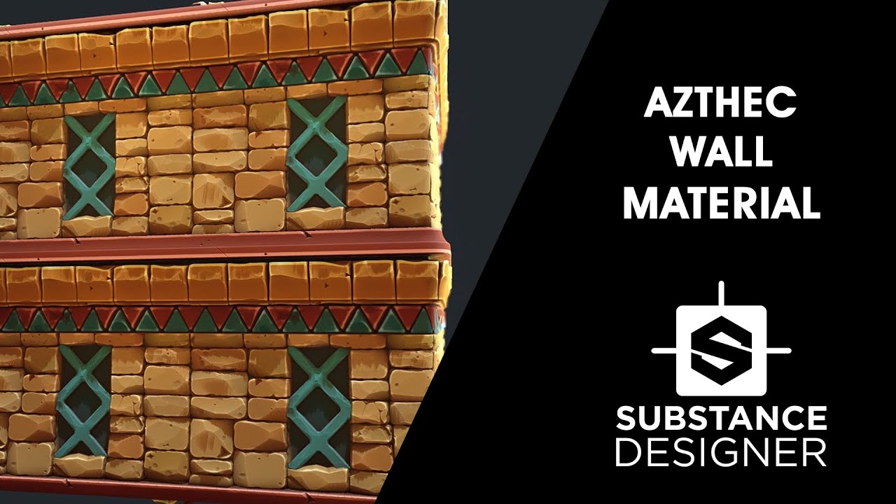 Substance Designer - Aztech Wall Material