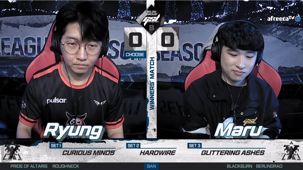 [2022 GSL S1] Ro.20 Group B Match3 Ryung vs Maru