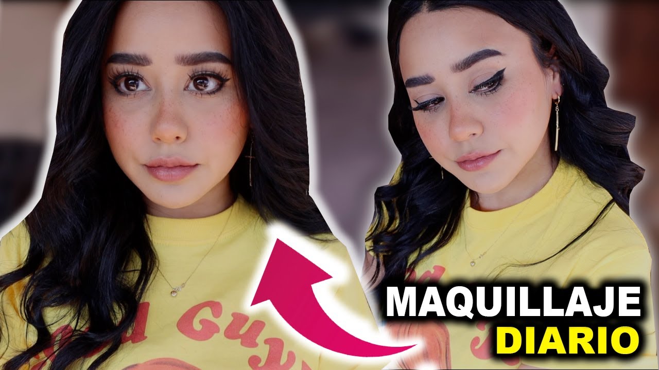 MI MAQUILLAJE DIARIO SI ME ARREGLARA DIARIO 😂😅