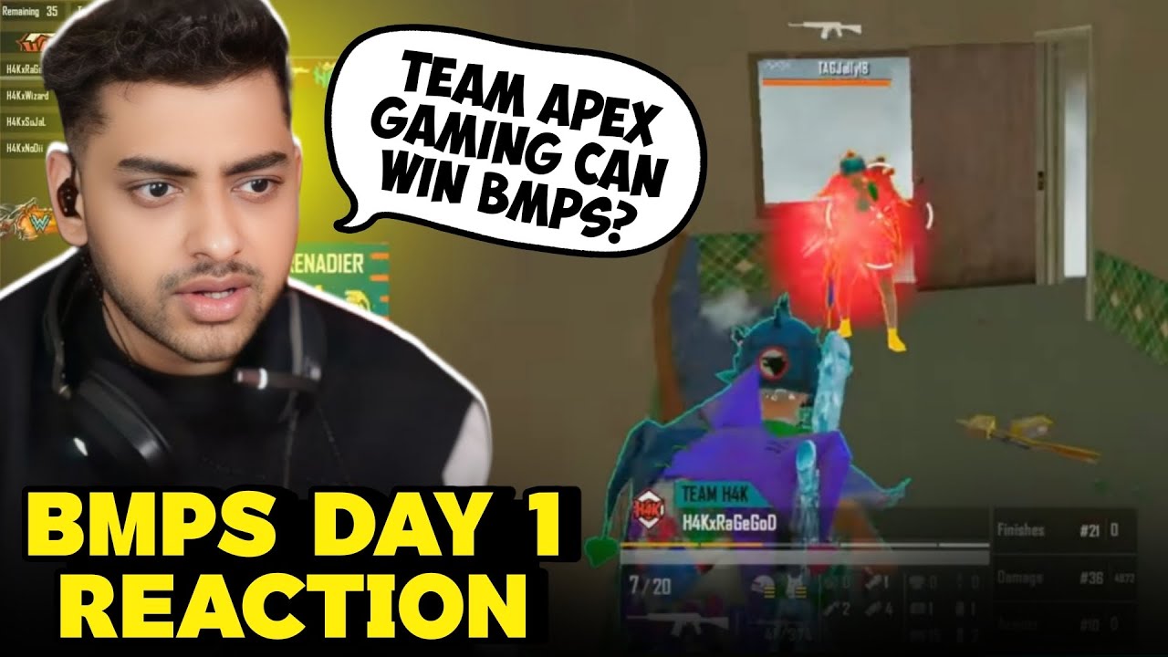 Team Apex Gaming Can Win BMPS? 🤔 Reaction On BMPS Day1